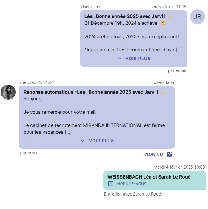 Étapes pour ajouter un profil depuis le web dans Jarvi