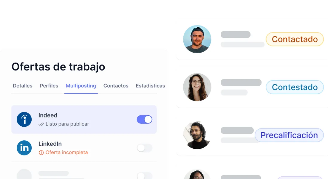 Jarvi AI Agent generando automáticamente mensajes de prospección personalizados y presentaciones de CV