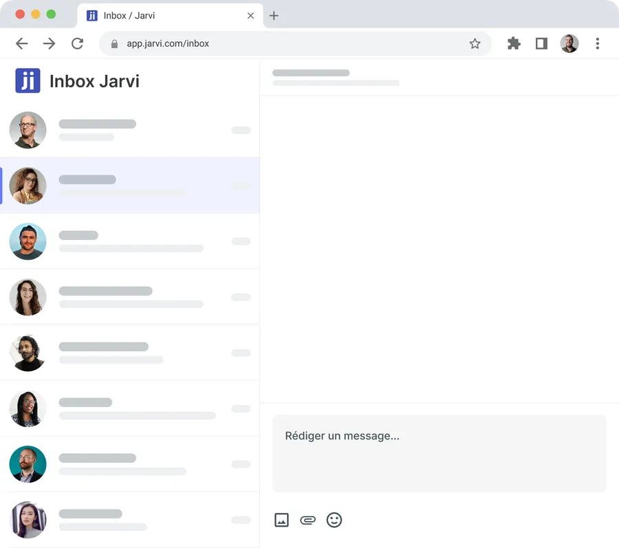 Jarvi application interface