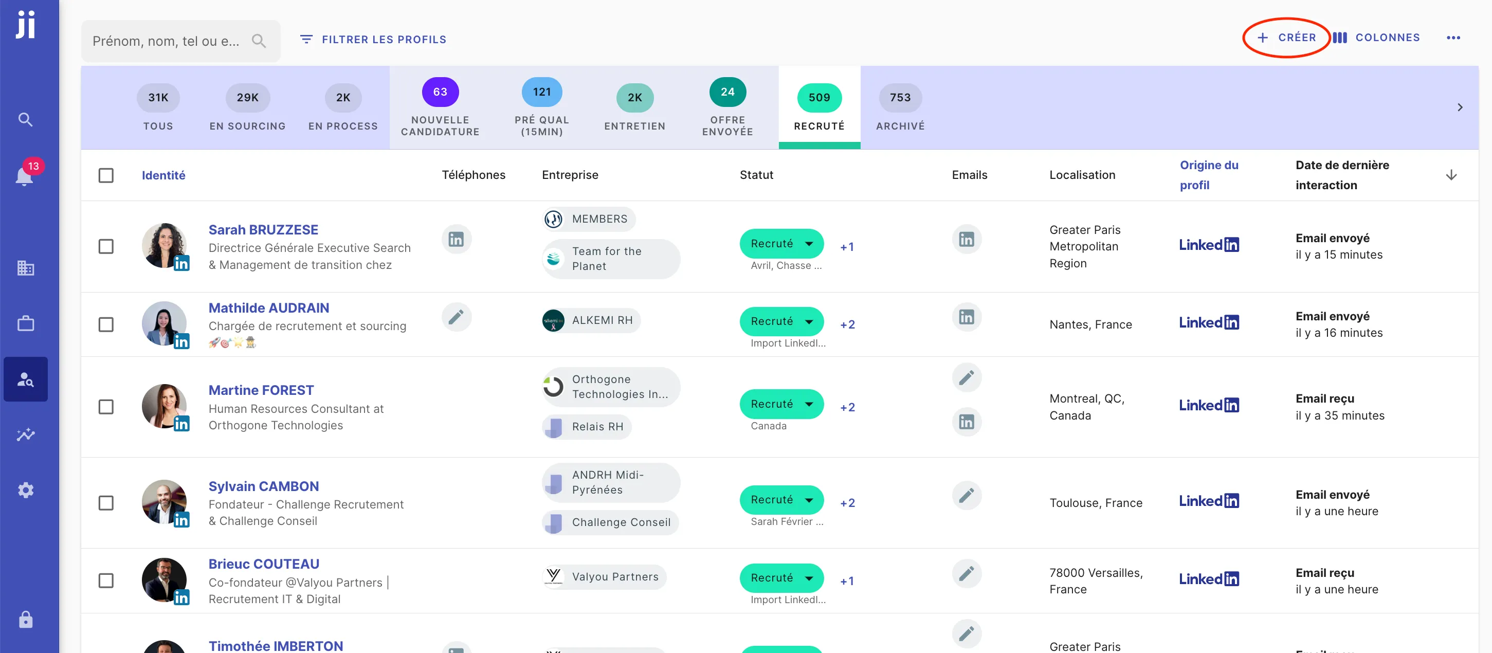 Créer un profil sur Jarvi à partir d’un CV 1