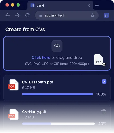 Import from a resume database