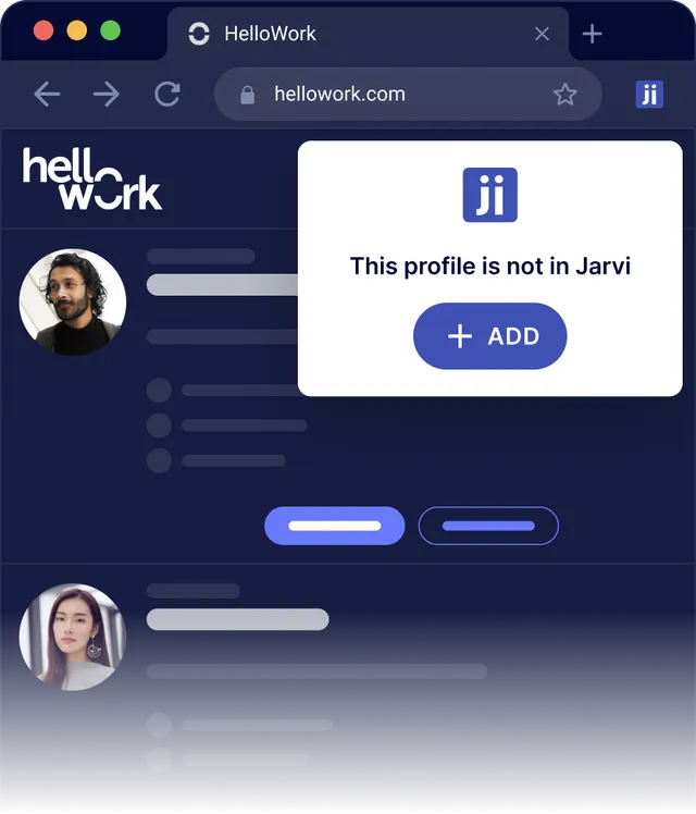 Import a HelloWork profile