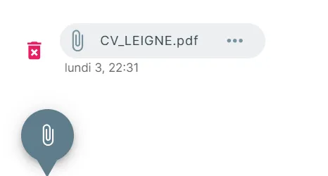 Ouvrir une fiche candidat pour consulter le CV et les notes dans Jarvi