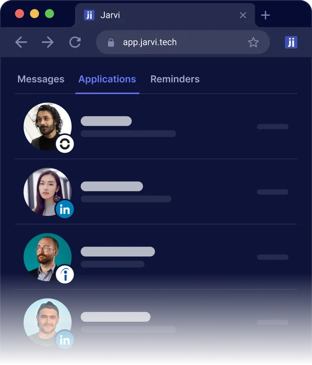 Incoming applications