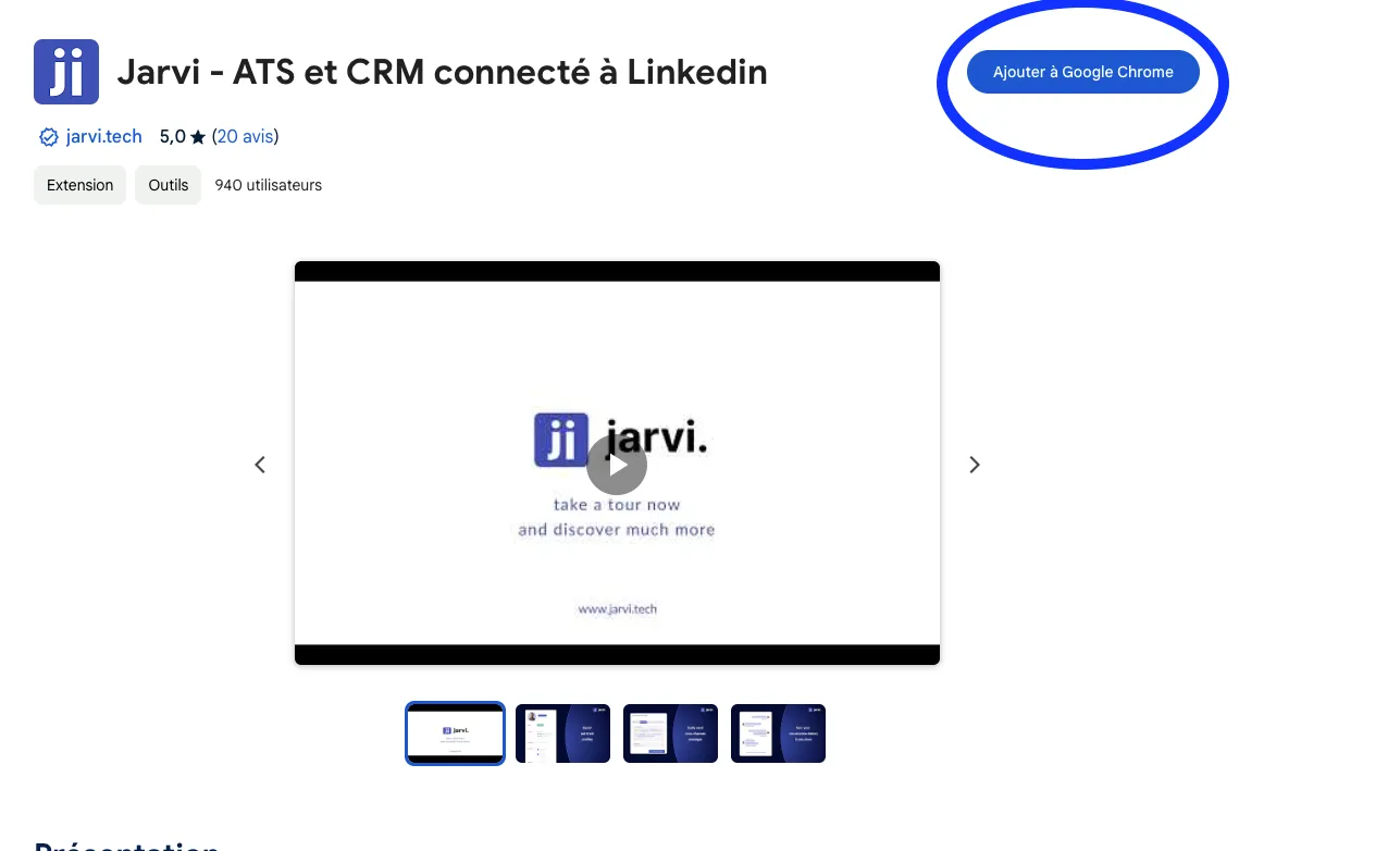 installer Jarvi Extension chrome