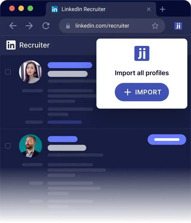 Import a LinkedIn Recruiter project