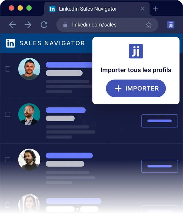 Importer une liste Sales Navigator