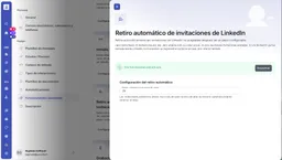 Importación de ofertas LinkedIn y retiro automático de invitaciones