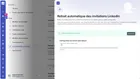 Import d'offres LinkedIn et retrait auto des invitations