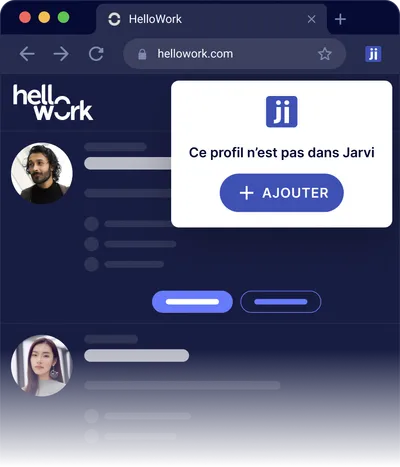 Importer un profil HelloWork