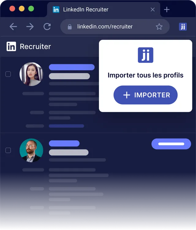 Importer un projet LinkedIn Recruiter